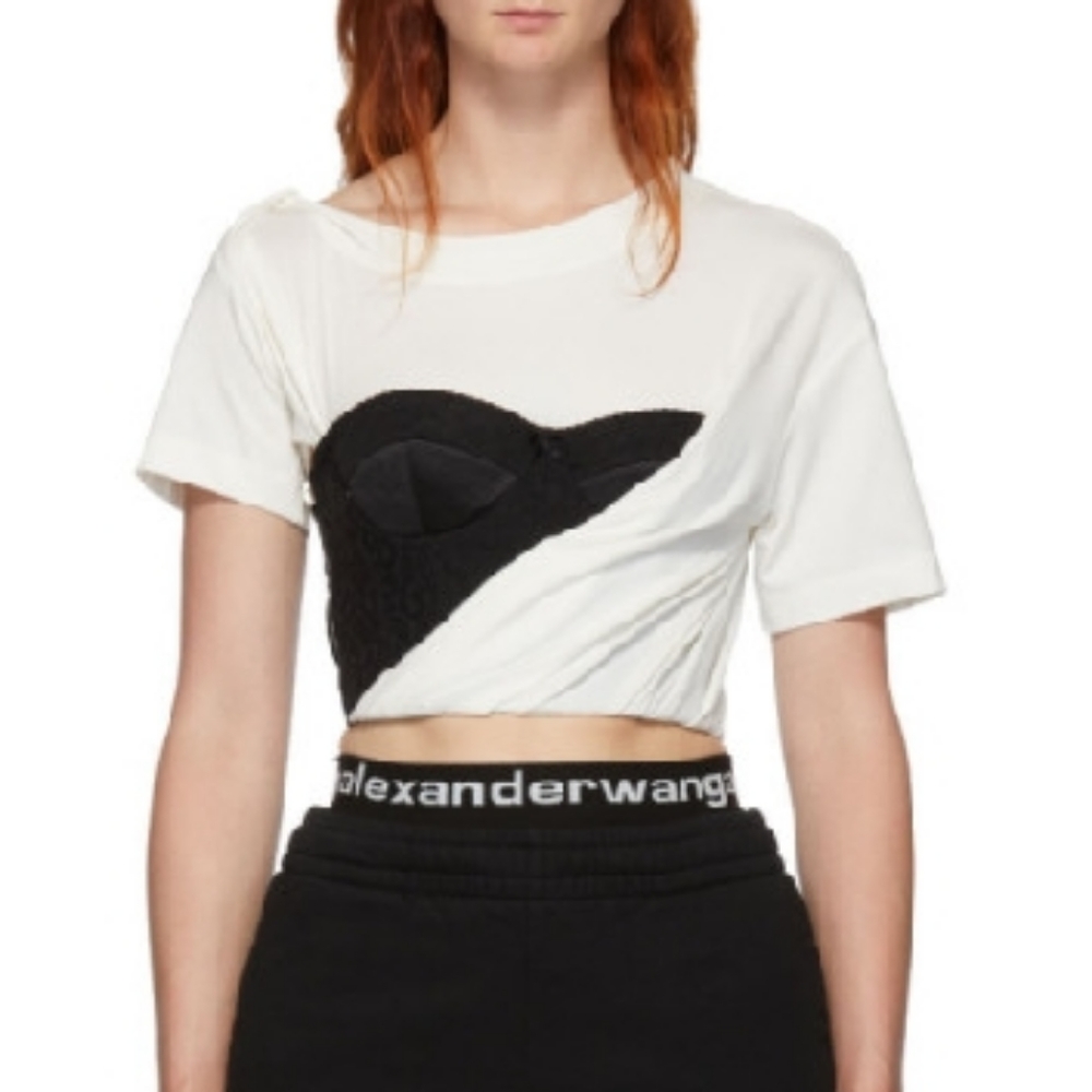 LOOKING FOR Alexander Wang Draped Bustier top